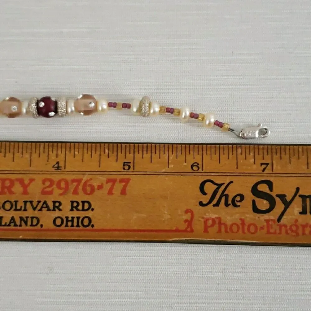 Luxe Glass Bead & Faux Pearl  7